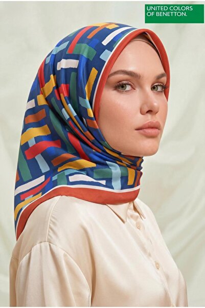 United Colors of Benetton Eșarfă cu model SIENA -1004-90*90