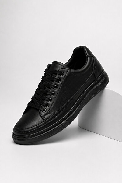 MY GROSS SHOES Siyah Günlük Hafif taban Ortopedik Garantili Spor Ayakkabı Sne...