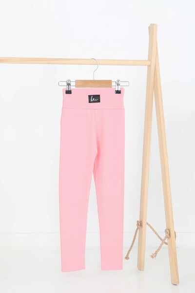 LC Waikiki Leggings roz cu nervuri pentru fete - 27200