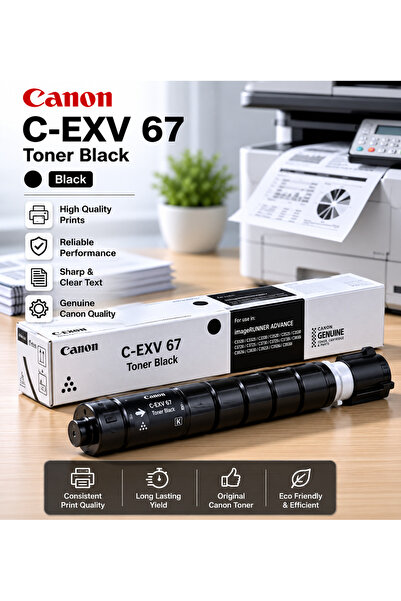 Canon C-EXV67 Black Toner Cartridge 5746C002AA