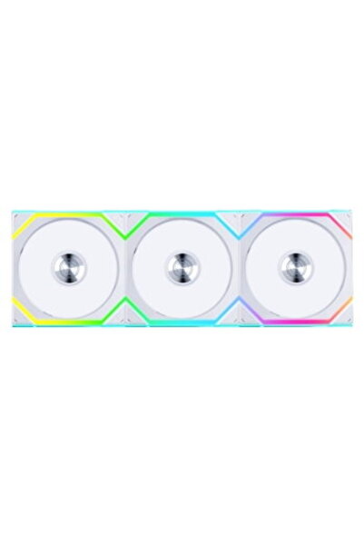 Lian Li Set 3 ventilatoare 120 mm UNI Fan SL Wireless ARGB PWM White, modular...