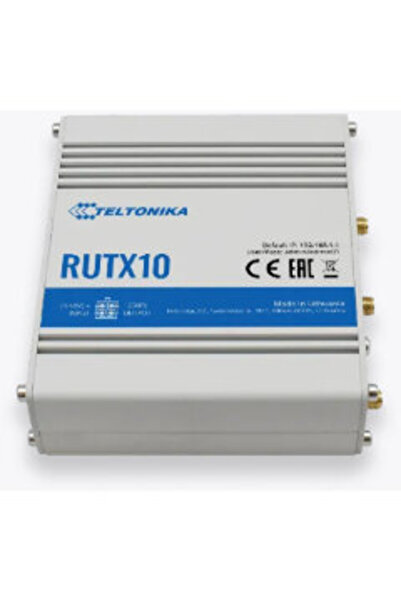 Teltonika RUTX10 Gigabit Ethernet cu bandă duală (2,4 GHz / 5 GHz), alb
