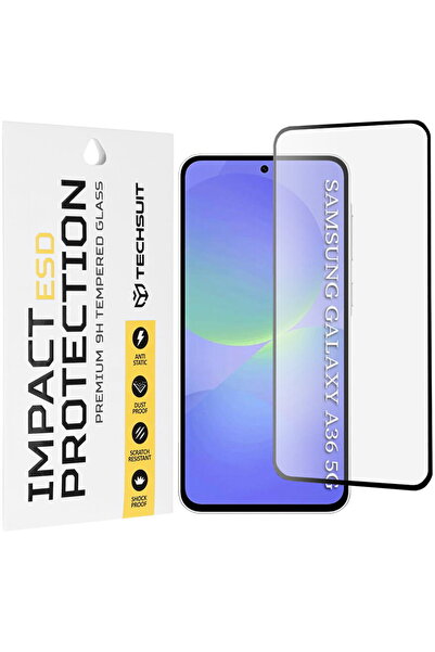 Techsuit Folie pentru Samsung Galaxy A36 5G / A56 5G - Sticlă ESD - Negru