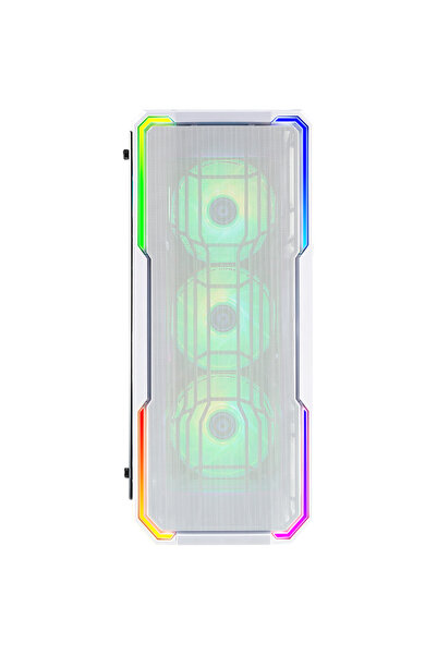 BitFenix Enso Mesh RGB Midi-Tower, Sticlă securizată - Alb