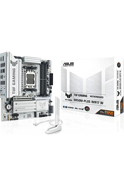 ASUS TUF GAMING B850M-PLUS WIFI7 Alb, AMD B850, Socket AM5, mATX