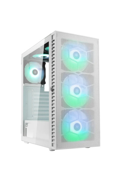 Kolink Carcasa pentru PC Observatory HF Mesh ARGB Midi-Tower Alb