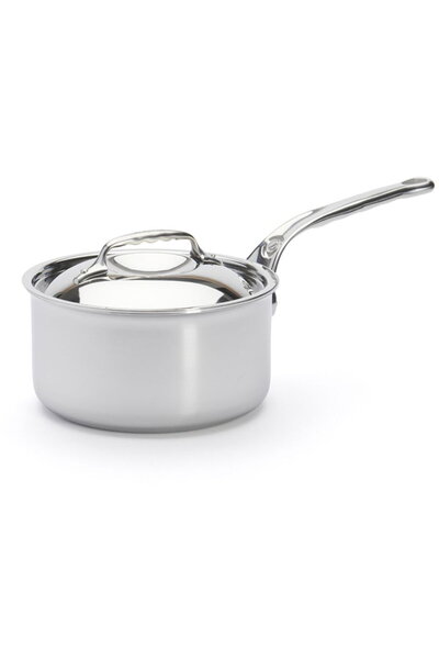 De Buyer Caserolă Affinity din oțel inoxidabil cu capac 18 cm