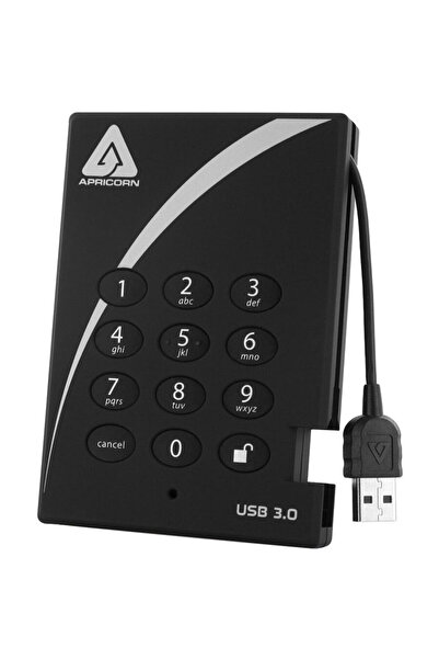 Apricorn 2,5 inci 500GB Aegis Padl