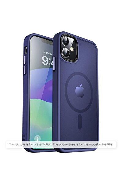 Techsuit Husă pentru iPhone 16 Plus - Seria HaloFrost MagSafe - Albastru Intens