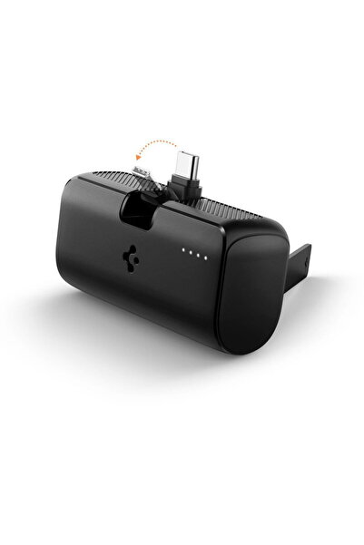 Spigen EA2205 Type-C, Design Compact, 5000mAh, 22.5W Negru