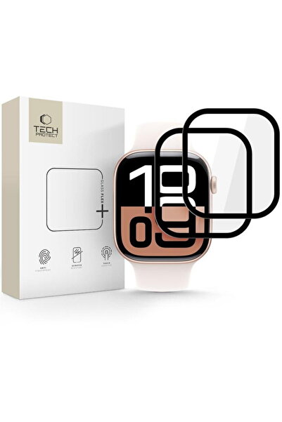 Tech-Protect Υβριδικό Γυαλί Flex+ για Apple Watch 10 / 11 42 χιλ., σετ 2 τεμα...