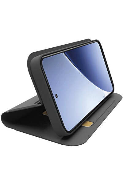 SBS portofel Husă netedă cu clapetă pentru Xiaomi 15 Pro - Negru