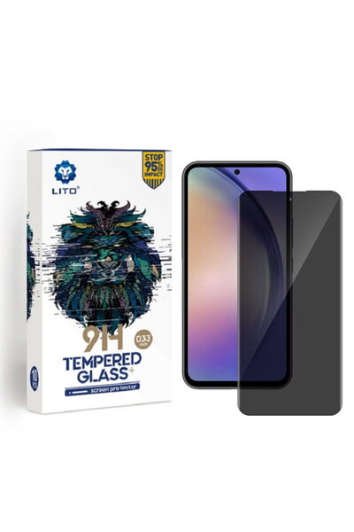 Lito Folie pentru iPhone 13 Pro Max / 14 Plus - 2.5D Classic Glass - Privacy