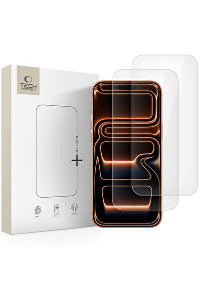 Tech-Protect SticlДѓ securizatДѓ Glass Fit+ pentru iPhone 16 Pro / 17 / 17 Pr...