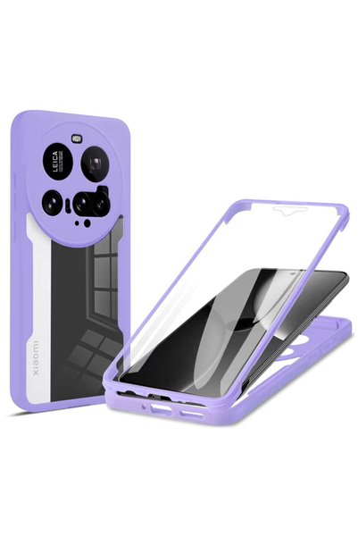 Techsuit Husa pentru Xiaomi 15 Ultra + Folie - ColorVerse 360 Series - Purple
