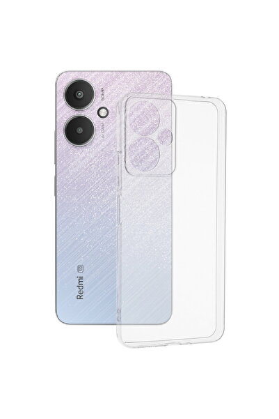 Techsuit Husa pentru Xiaomi Redmi 13C 5G / Poco M6 - Clear Silicone - Transpa...