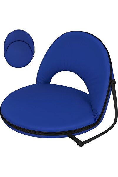 Cady One Folding Floor Chair with Shoulder Strap, 5-Position Adjustable Groun...