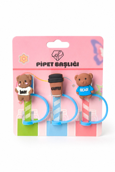 Ecrou Ef Butik Kıyafetli Ayı Pipet Charm