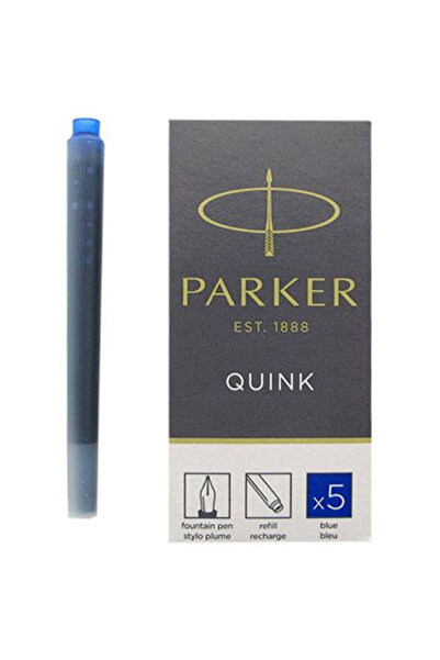 Parker Cartușe de cerneală Quink, 5 bucăți/cutie, a
