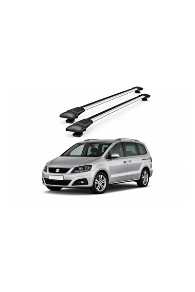 ART Bare portbagaj transversale auto aluminiu compatibile Seat Alhambra (7N) ...
