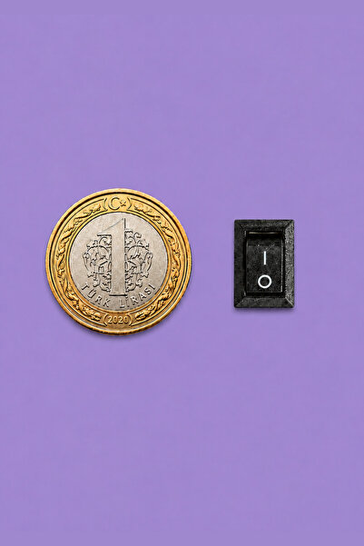 tabis Mini Kare Işıksız ON/OFF Anahtar Switch | 2 Pin | Küçük Boy Aç-Kapa ışı...