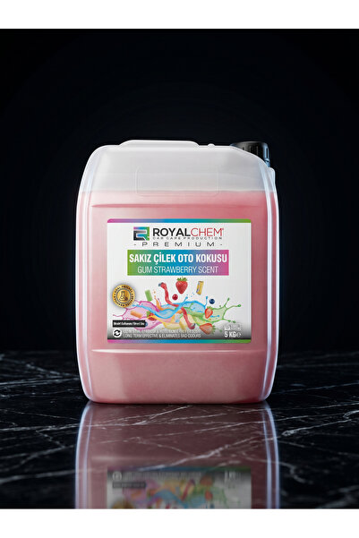 ROYALCHEM CAR CARE PRODUCTION ÇİLEK SAKIZ OTO KOKUSU 5 KG JET SİSTEM UYUMLU