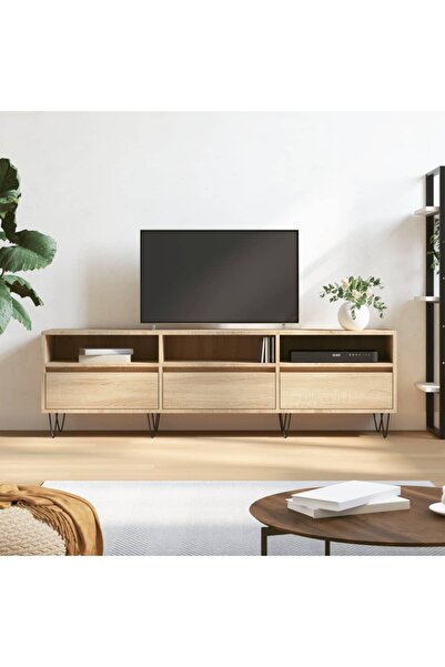 Concept Comodă TV, stejar sonoma, 150x30x44,5 cm, lemn prelucrat