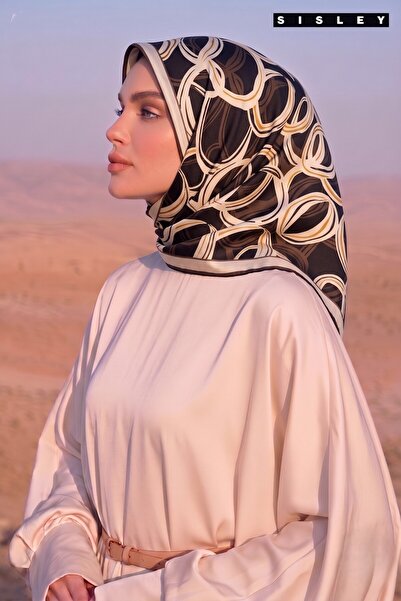 Sisley İPEK SATEN EŞARP-2042-90*90