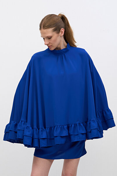 HANIQA Jessica Fabric Draped Blouse