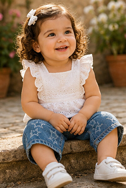 Cortigiani Girls Denim Pants, 36M