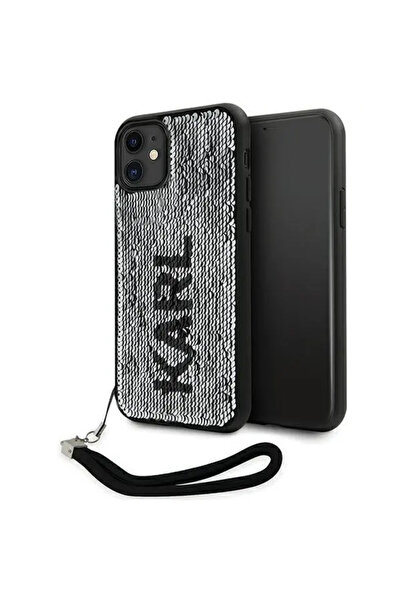 Karl Lagerfeld KLHCN61PSQRKS iPhone 11 / Xr 6.1 " argintiu/argintiu carcasă r...