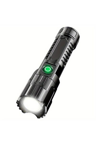 Unbraded Multifunctional LED Flashlight – Powerful Rechargeable Search Light