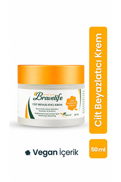 Aydınlatıcı Eşitleyici Nemlendirici A-B5-E Vitamin Arbutin Panthenol Vegan Cilt Beyazlatıcı Krem 50 ML