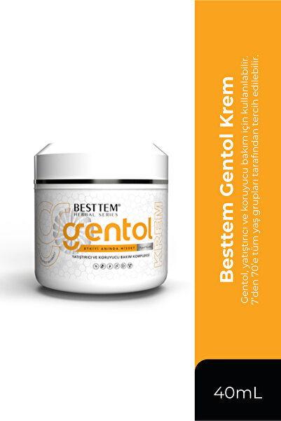 BESTTEM Gentol – Hassas Bölgeler İçin Yatıştırıcı ve Koruyucu Bakım | 40 ml