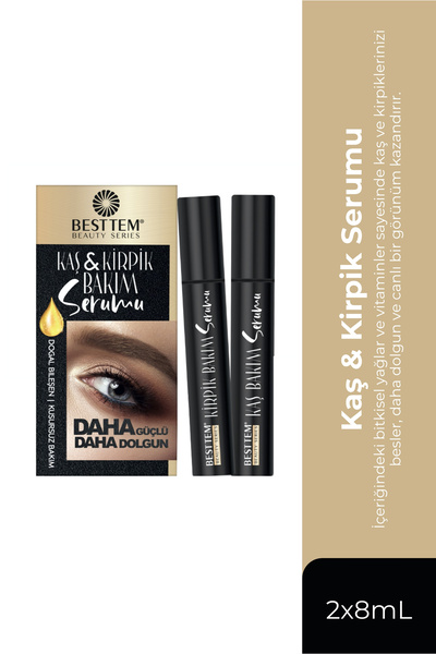 BESTTEM Eyebrow & Eyelash Care Serum – Strong and Vibrant Looks with Natural ...