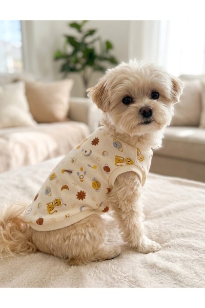 atelyu kedi köpek kıyafeti pamuk atlet tshirt