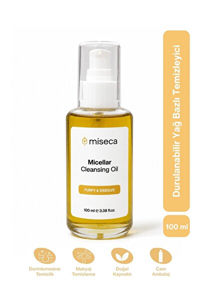 miseca Micellar Durulanabilir Yağ Bazlı Temizleyici 100 ml | Tüm Cilt Tipleri
