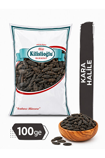 KİLİSLİOĞLUBAHARAT Kara Halile 100 Gram | Terminalia Chebula