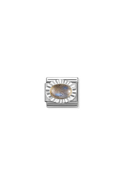 NOMİNATİON Composable Classic Dekoratif Link - Taşlar Oval Elmas - Labradorit...