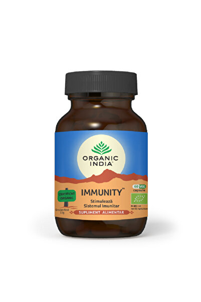 Organic India Immunity | Imunomodulator naturale, 60 capsule vegetale