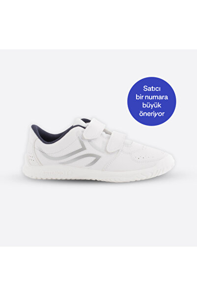 Decathlon Çocuk Gri Beyaz Cırt Cırtlı Spor Ayakkabı TS 100