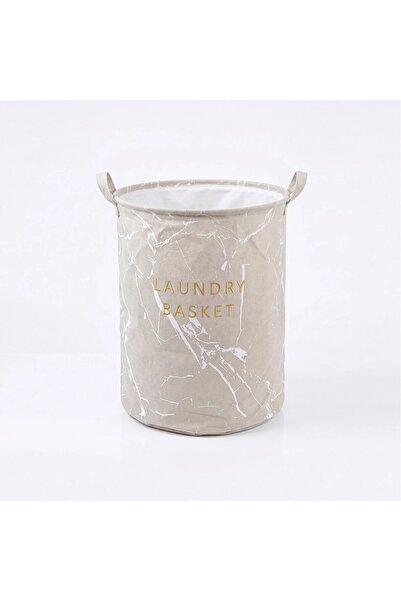 Primo Plus Large Foldable Laundry Hamper, Waterproof Marble Pattern Clothes S...