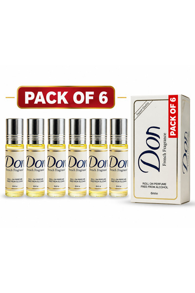 Rifas Don French Fregrance Roll On Perfume 6 ML (Pack Of 6)