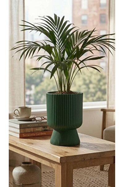 Bliss Lotus Vazo Saksı 5 Litre Plastik Çiçek Saksısı Salon Saksısı