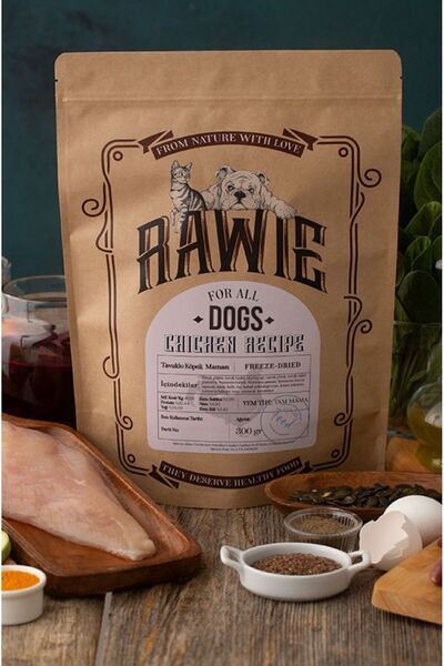Rawie Freeze Dried Tavuk Menü Köpek Maması 300G