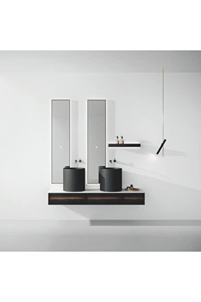 Havona ZENON – set de mobilier de baie din lemn masiv 1700 × 450 × 230, cu la...