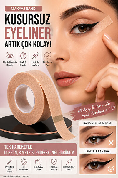 COZY SENSE Göz Makyaj Bandı Kaş İpek Kirpik Cilt Bant Ameliyat Sonrası Göz Al...