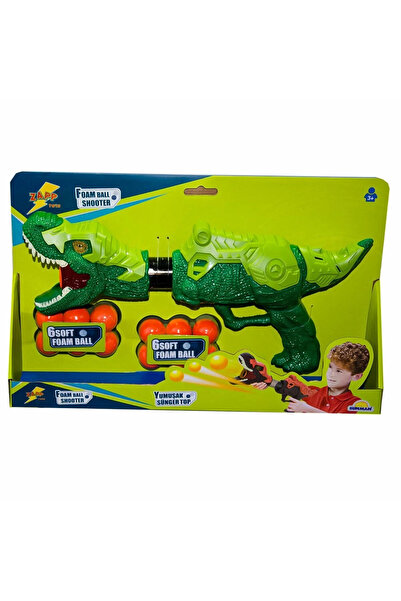 Sunman 3620 SURAT-ZAP-Silah Top Atan Dinozor 12 Toplu 2 Renk -