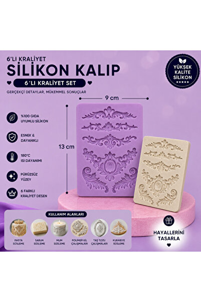 Dr.Paste Silikon Kalıp 6'lı Kraliyet