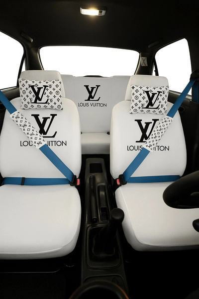TKY Tasarımı Kendin Yap Tky 8 Piece Auto Seat Cover Set Service Cover (Front+...
